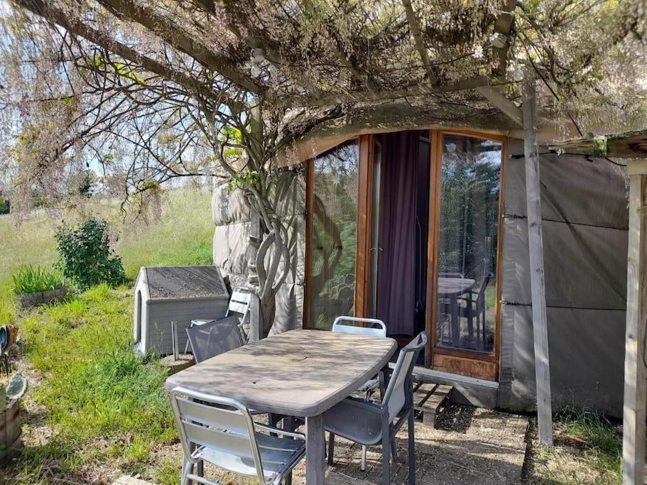 Charmante Yourte Contemporaine Carmaux Extérieur photo
